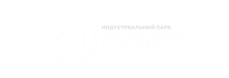 Логотип Бажов парк (белый)
